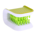Green Double Sided Bristle Scrubber