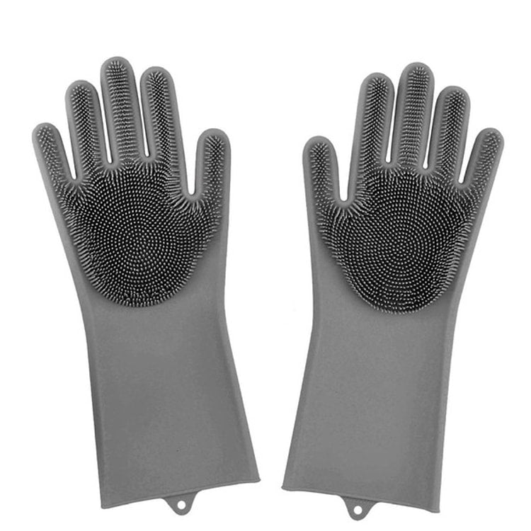 Silicone Dishwashing Gloves Reusable Cleaning Gloves