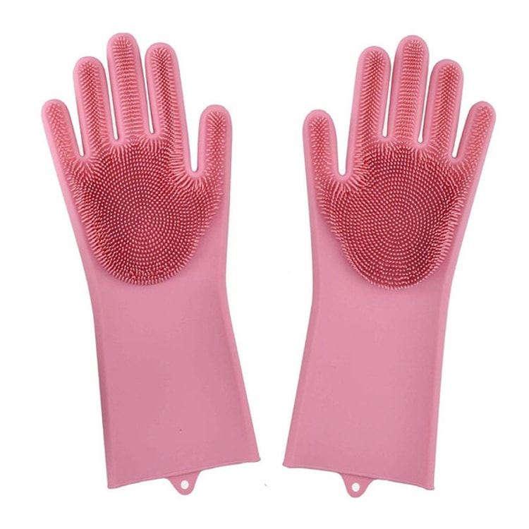 Silicone Dishwashing Gloves Reusable Cleaning Gloves