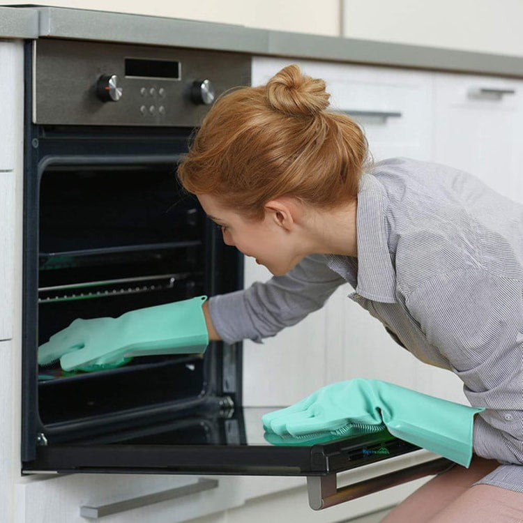 Silicone Dishwashing Gloves Reusable Cleaning Gloves