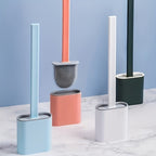 Toilet Brush with Soft Bristle Head
