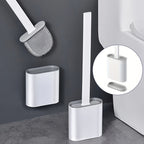 Toilet Brush with Soft Bristle Head