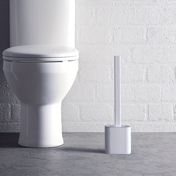 Toilet Brush with Soft Bristle Head
