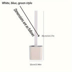 Toilet Brush with Soft Bristle Head