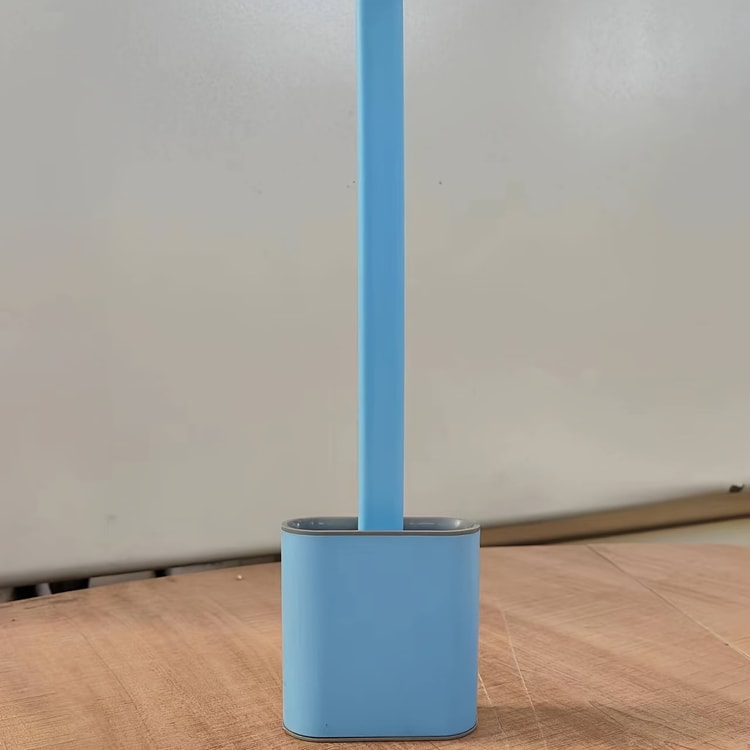 Toilet Brush with Soft Bristle Head