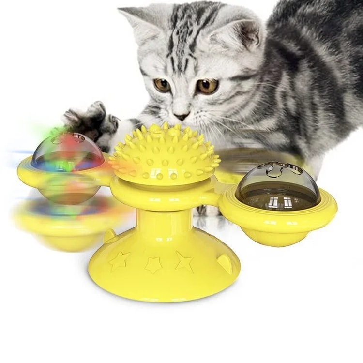 Wind Mill Interactive Cat Toy