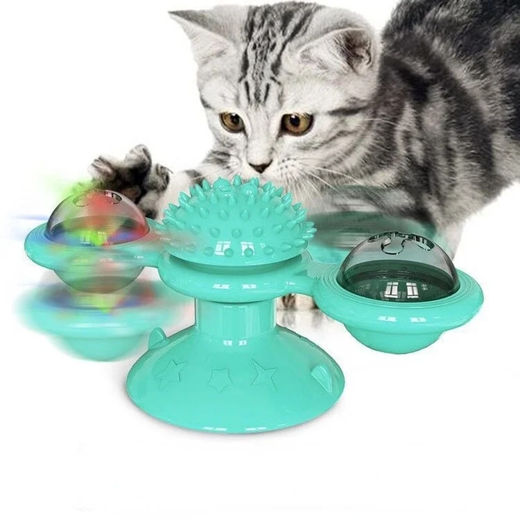 Wind Mill Interactive Cat Toy