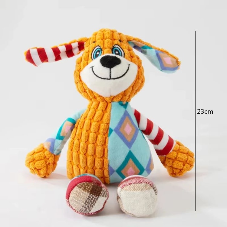 Interactive Plush Squeaky Toy for Dogs and Cats